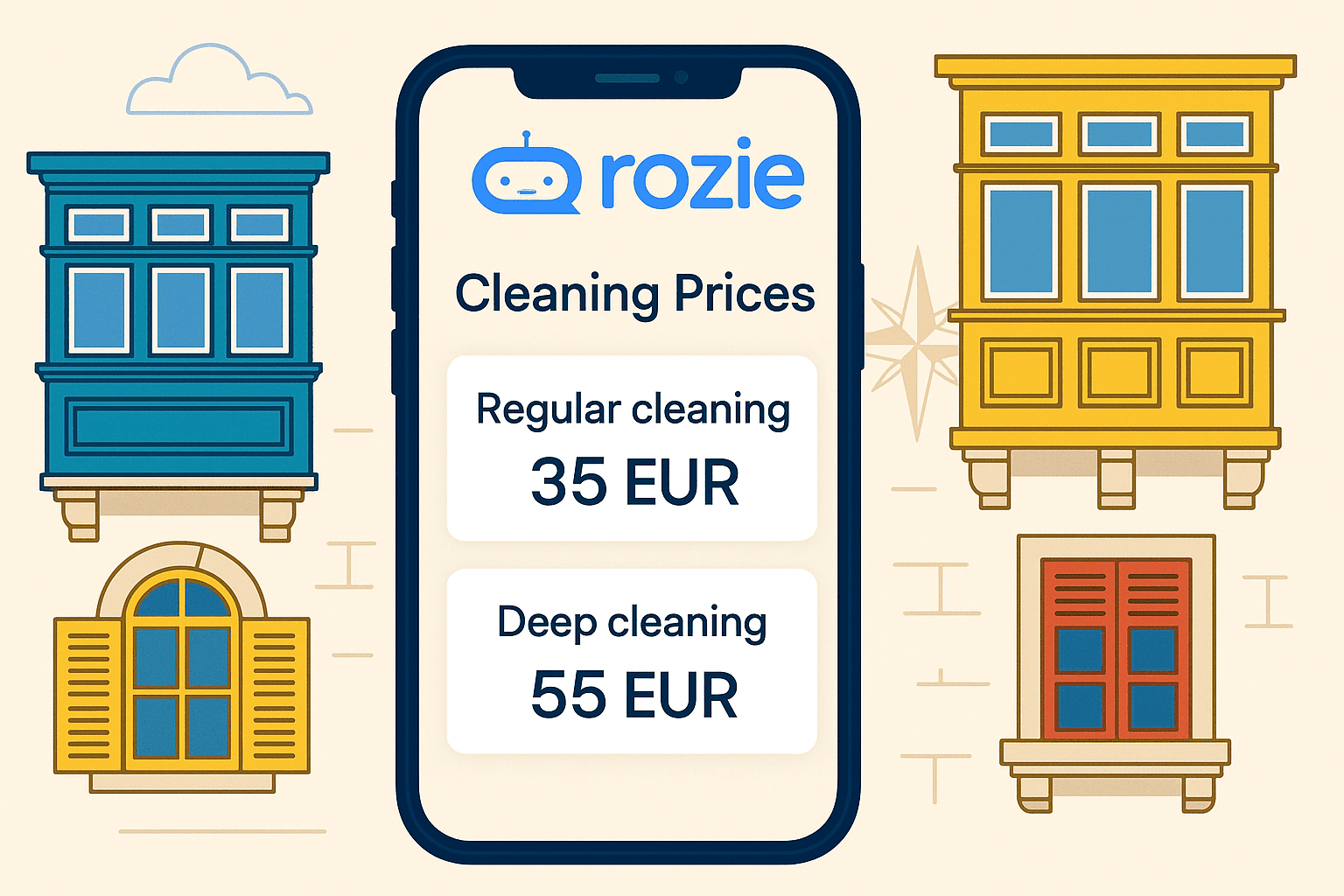 How much cleaning services in Malta costs ?