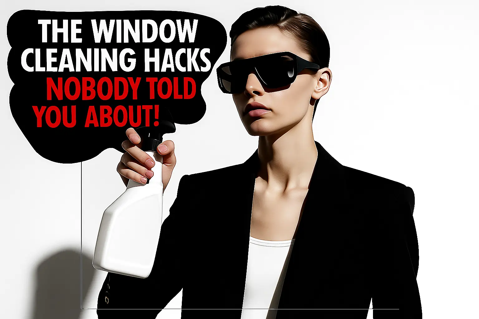 Maltese busy professional and a parent explains windowds cleaning hacks.
