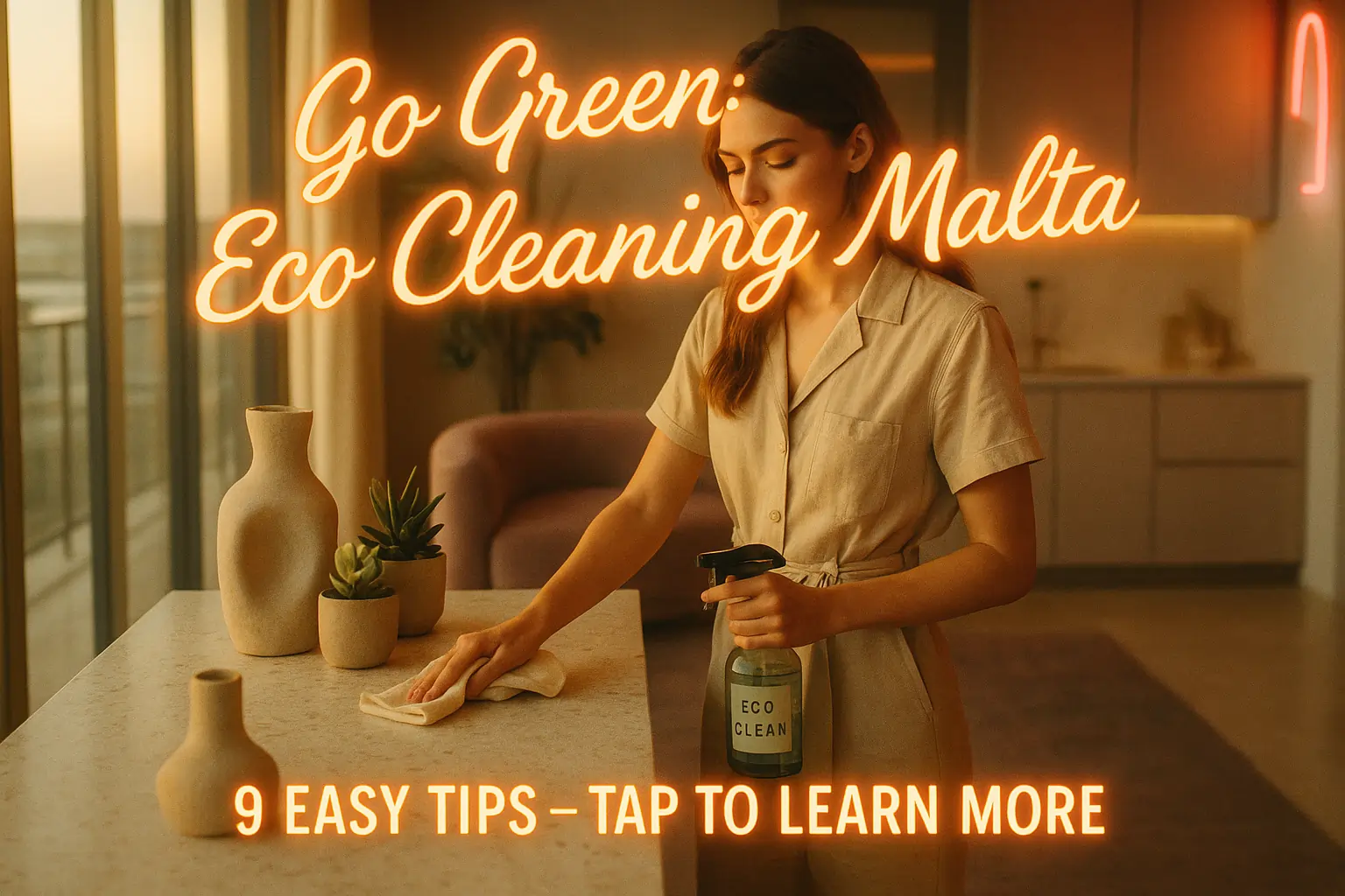 eco cleaning in malta, homeowner is happy about cleaning services