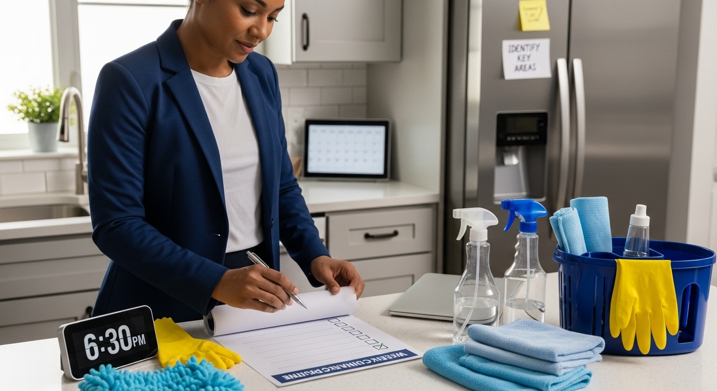 weekly cleaning routine