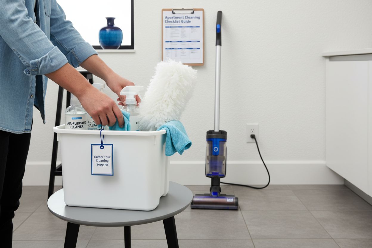 apartment cleaning checklist guide